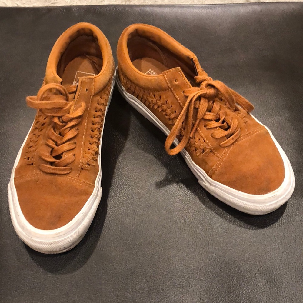 Tan suede Vans